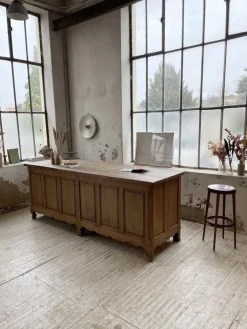 Pamono Vintage Oak Counter, 1950s Outlet