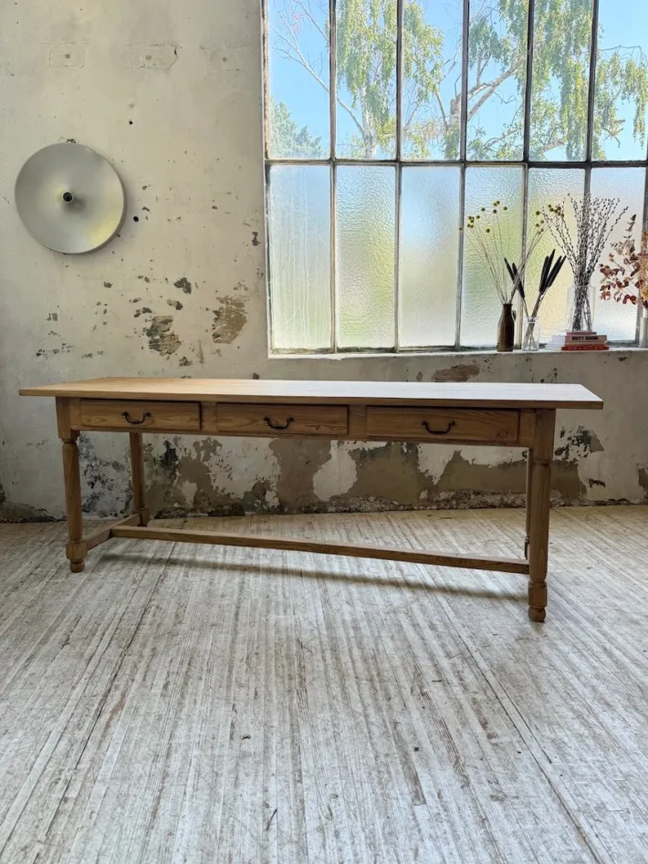 Pamono Vintage Oak Drapers Console Table, 1950s Online