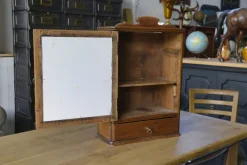 Pamono Vintage Oak Medicine Cabinet, 1950s New