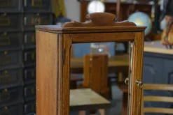 Pamono Vintage Oak Medicine Cabinet, 1950s New