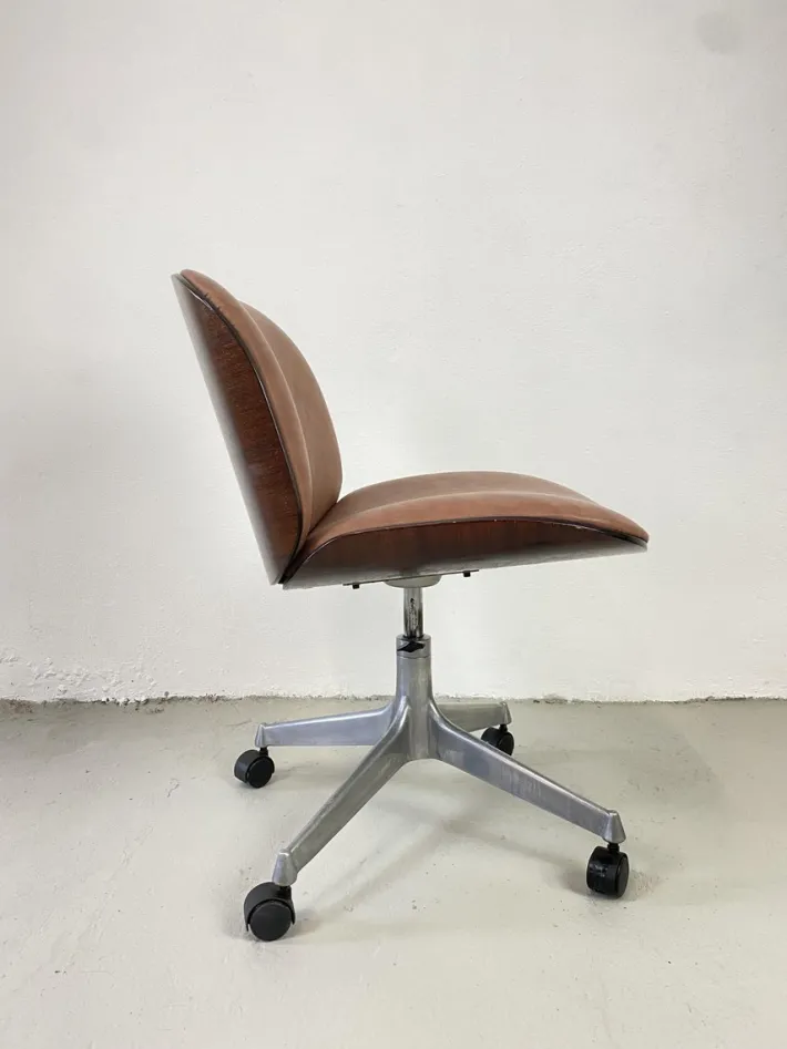 Pamono Vintage Office Chair by Ennio Fazioli, 1970s Hot
