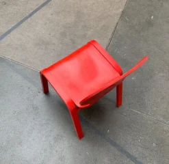 Pamono Vintage Postmodern Wooden Children Clown Face Chair, 1990s Hot