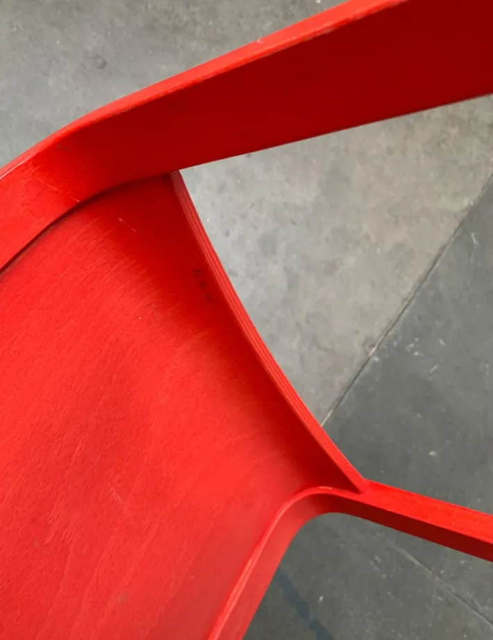 Pamono Vintage Postmodern Wooden Children Clown Face Chair, 1990s Hot