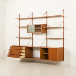 Pamono Vintage PS System Shelving Unit from Randers Mobelfabrik, 1960s Hot