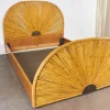 Pamono Vintage Rattan Bed by Gabriella Crespi, 1970s Sale