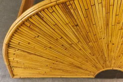 Pamono Vintage Rattan Bed by Gabriella Crespi, 1970s Sale