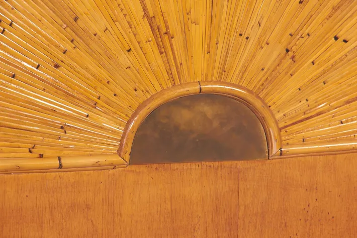 Pamono Vintage Rattan Bed by Gabriella Crespi, 1970s Sale