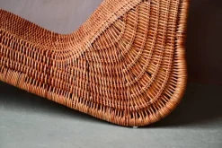 Pamono Vintage Rattan Chaise Lounge by Carl Öjerstam for Ikea Clearance