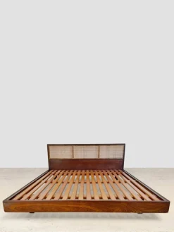 Pamono Vintage Rosewood Double Bed New