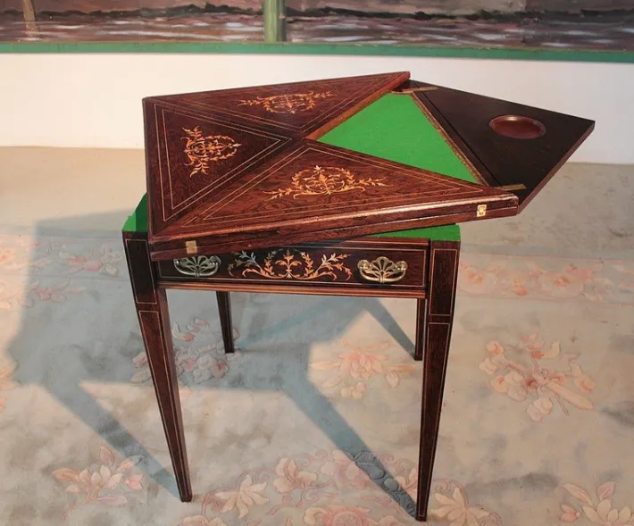 Pamono Vintage Rosewood Game Table