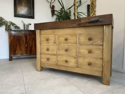 Pamono Vintage Rustic Planing Workbench Outlet