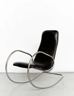 Pamono Vintage S826 Cantilever Rocking Chair in Chrome by Ulrich Böhme for Thonet, 1970s Discount