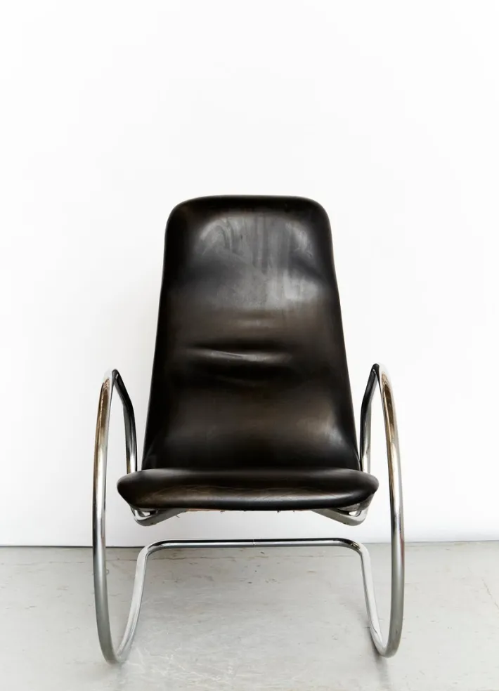 Pamono Vintage S826 Cantilever Rocking Chair in Chrome by Ulrich Böhme for Thonet, 1970s Discount