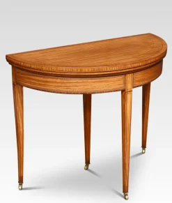 Pamono Vintage Satinwood Card Table Discount