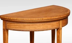 Pamono Vintage Satinwood Card Table Discount