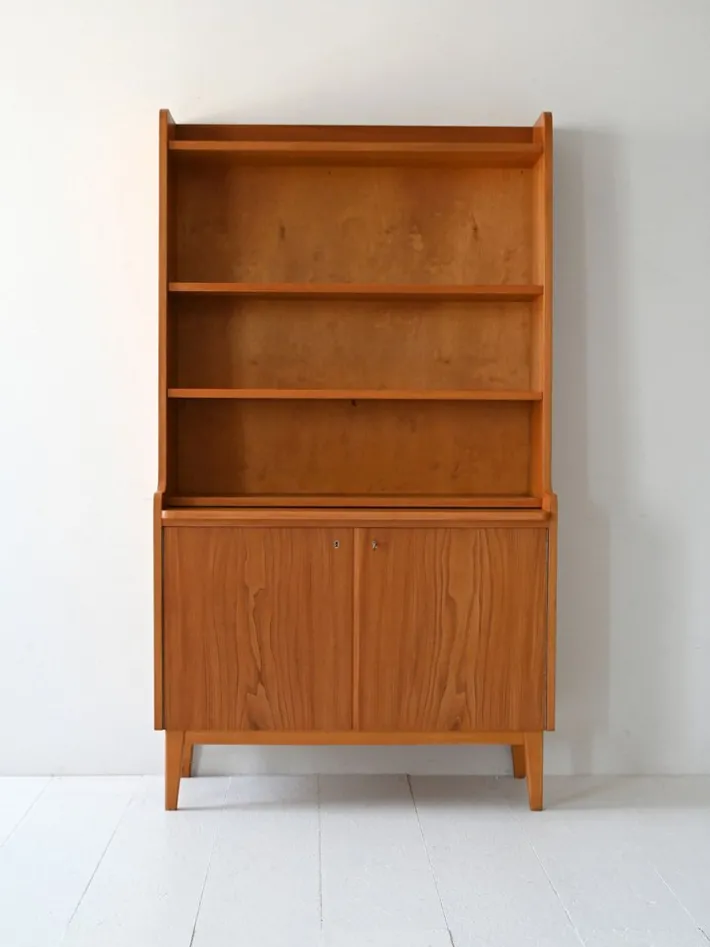 Pamono Vintage Scandinavian Bookcase in Light Elm, 1950s Hot