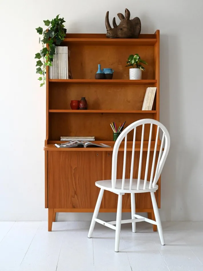 Pamono Vintage Scandinavian Bookcase in Light Elm, 1950s Hot