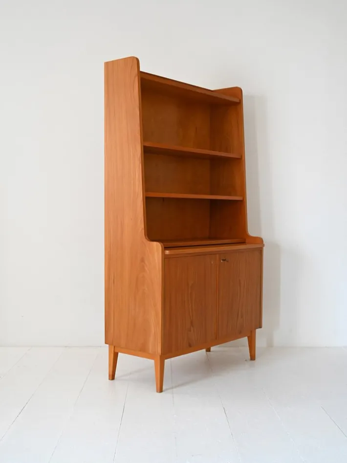 Pamono Vintage Scandinavian Bookcase in Light Elm, 1950s Hot
