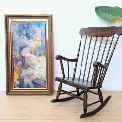 Pamono Vintage Scandinavian Rocking Chair, 1970s Hot