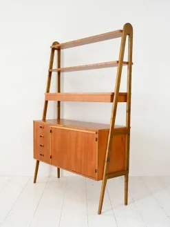 Pamono Vintage Scandinavian Teak Bookcase, 1950s Discount
