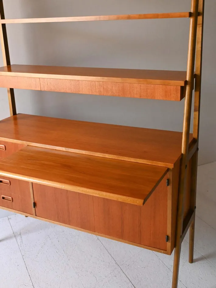 Pamono Vintage Scandinavian Teak Bookcase, 1950s Discount