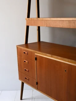 Pamono Vintage Scandinavian Teak Bookcase, 1950s Discount