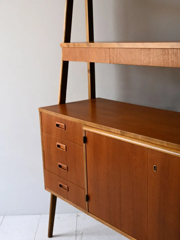 Pamono Vintage Scandinavian Teak Bookcase, 1950s Discount