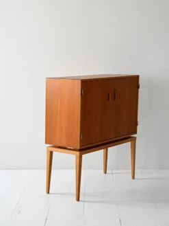 Pamono Vintage Scandinavian Teak Bar Cabinet, 1950s Discount