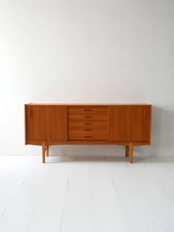 Pamono Vintage Scandinavian Teak Sideboard by Nils Jonsson, 1960s