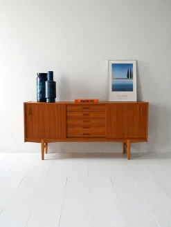 Pamono Vintage Scandinavian Teak Sideboard by Nils Jonsson, 1960s