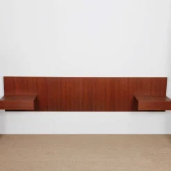 Pamono Vintage Scandinavian Teak Headboad, 1960s Best