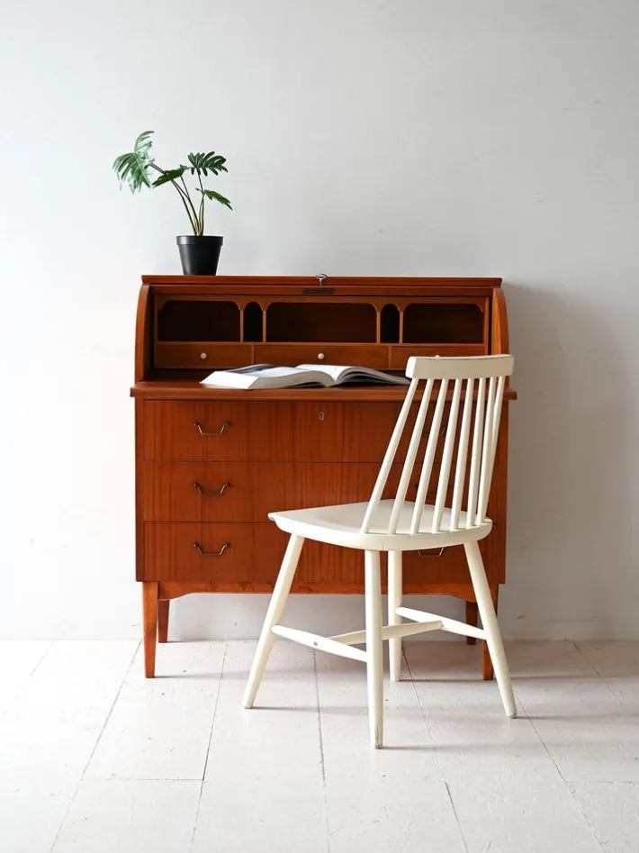 Pamono Vintage Secretaire with Roller Closure from Bröderna Gustafssons, 1950s Discount