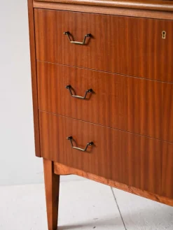Pamono Vintage Secretaire with Roller Closure from Bröderna Gustafssons, 1950s Discount
