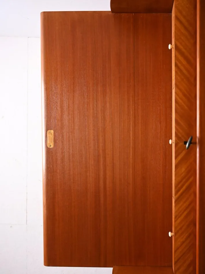 Pamono Vintage Secretaire with Roller Closure from Bröderna Gustafssons, 1950s Discount