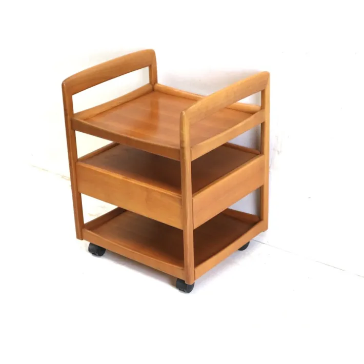 Pamono Vintage Serving Trolley on Wheels Best