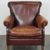 Pamono Vintage Sheep Leather Armchair Hot