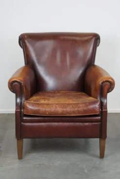 Pamono Vintage Sheep Leather Armchair Hot