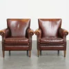 Pamono Vintage Sheepskin Armchairs, Set of 2 Hot