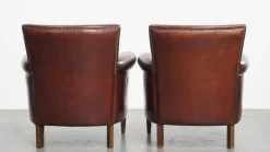Pamono Vintage Sheepskin Armchairs, Set of 2 Hot