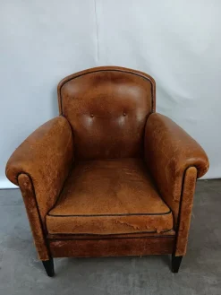 Pamono Vintage Sheepskin Club Chair, 1960s Hot