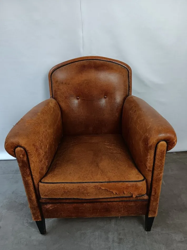 Pamono Vintage Sheepskin Club Chair, 1960s Hot