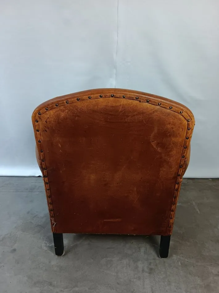 Pamono Vintage Sheepskin Club Chair, 1960s Hot