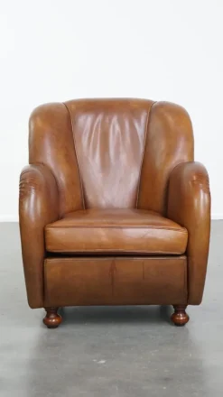 Pamono Vintage Sheepskin Lounge Chair Hot