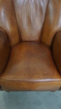 Pamono Vintage Sheepskin Lounge Chair Hot