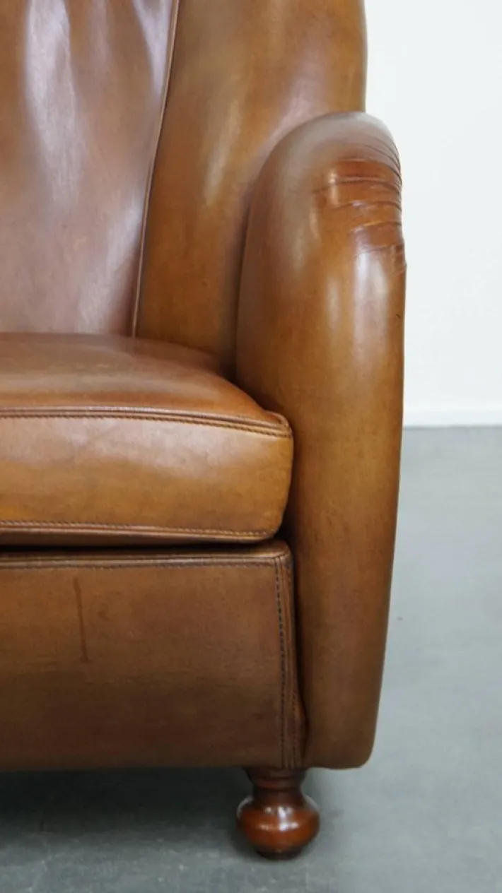 Pamono Vintage Sheepskin Lounge Chair Hot