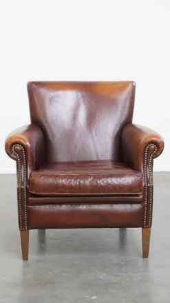 Pamono Vintage Sheepskin Lounge Chair Hot