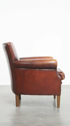 Pamono Vintage Sheepskin Lounge Chair Hot