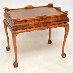 Pamono Vintage Side Table in Burr Walnut, 1920s Best