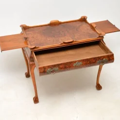 Pamono Vintage Side Table in Burr Walnut, 1920s Best