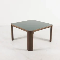 Pamono Vintage Smoked Glass Coffee Table, 1970s Discount